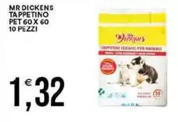 Vantaggio Cash&Carry Mr dickens tappetino pet 60 x 60 offerta