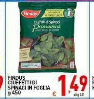 Iper Triscount Spinaci offerta