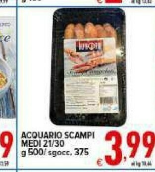 Iper Triscount Scampi offerta