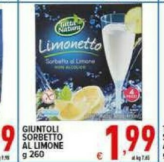 Iper Triscount Sorbetto offerta