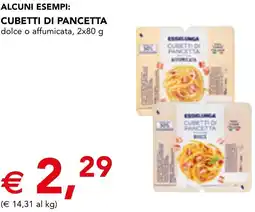 Esselunga Cubetti di pancetta offerta
