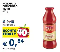 Esselunga Passata di pomodoro MUTTI offerta