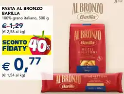 Esselunga Pasta al bronzo BARILLA offerta