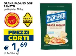 Esselunga Grana padano dop ZANETTI offerta