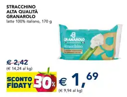 Esselunga Stracchino alta qualità GRANAROLO offerta