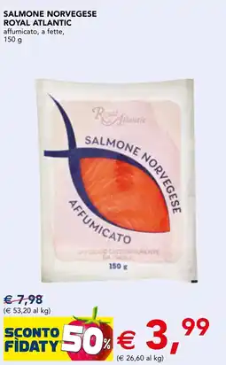 Esselunga Salmone norvegese ROYAL ATLANTIC offerta