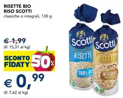 Esselunga Risette bio RISO SCOTTI offerta