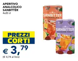 Esselunga Aperitivo analcolico SANBITTÈR offerta