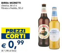 Esselunga Birra moretti offerta