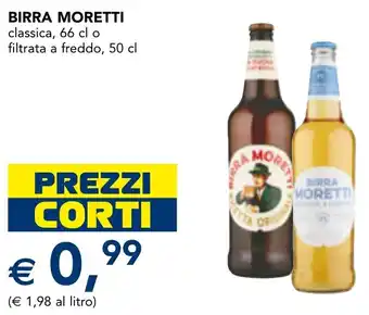 Esselunga Birra moretti offerta