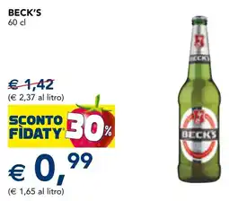 Esselunga Beck's offerta