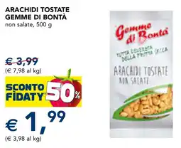 Esselunga Arachidi tostate GEMME DI BONTÀ offerta
