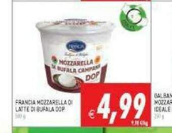 Supermercati Agorà Mozzarella di bufala offerta