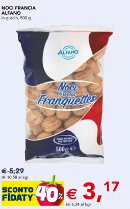 Esselunga Noci francia ALFANO offerta
