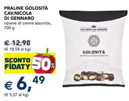 Esselunga Praline golosità CAV.NICOLA DI GENNARO offerta