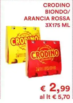 Coop Crodino Biondo/Arancia Rossa 3x175 ml offerta
