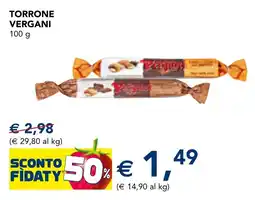 Esselunga Torrone VERGANI offerta