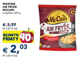 Esselunga Patatine air fryer MCCAIN offerta