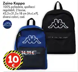 Tedi Zaino Kappa offerta