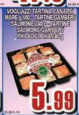 Sacoph Cibi pronti offerta