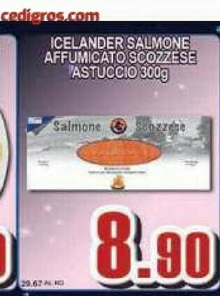 Sacoph Salmone affumicato offerta