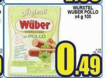 Sacoph Wurstel di pollo offerta
