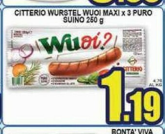 Sacoph Wurstel offerta
