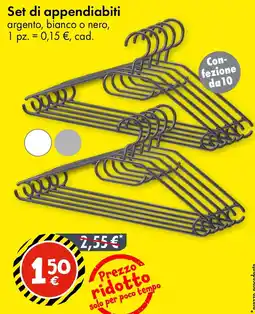 Tedi Set di appendiabiti offerta