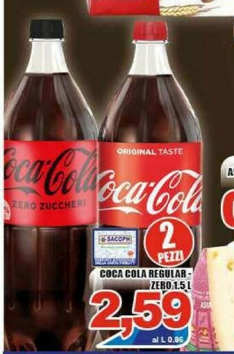 Sacoph Coca cola zero offerta