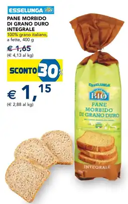 Esselunga Pane morbido di grano duro integrale ESSELUNGA offerta