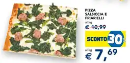 Esselunga Pizza salsiccia e friarielli offerta