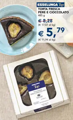 Esselunga Torta fresca pere e cioccolato ESSELUNGA Top offerta