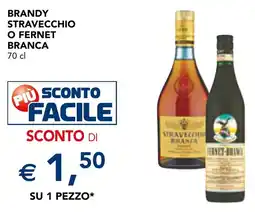 Esselunga Brandy stravecchio o fernet branca offerta