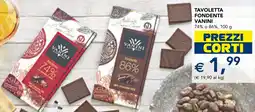 Esselunga Tavoletta fondente vanini offerta