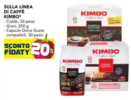 Esselunga Sulla linea di caffè KIMBO offerta