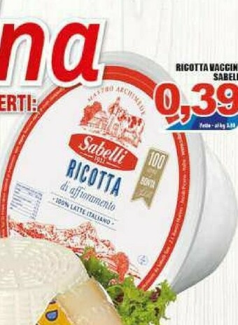 Sacoph Ricotta offerta