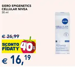 Esselunga Siero epigenetics cellular NIVEA offerta