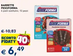 Esselunga Barrette PESOFORMA offerta