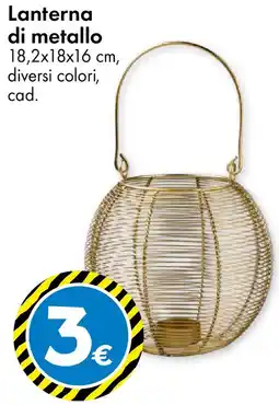 Tedi Lanterna di metallo offerta