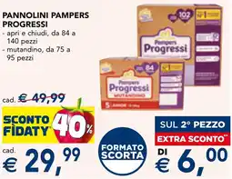 Esselunga Pannolini PAMPERS PROGRESSI offerta