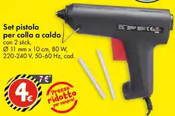 Tedi Set pistola per colla a caldo offerta