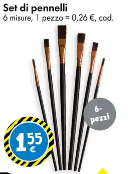 Tedi Set di pennelli offerta