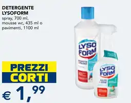 Esselunga Detergente LYSOFORM offerta