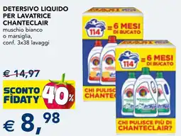 Esselunga Detersivo liquido per lavatrice CHANTECLAIR offerta