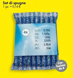 Tedi Set di spugne offerta