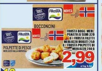Sacoph Filetti di merluzzo offerta