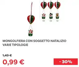 Max Factory Mongolfiera con soggetto natalizio offerta