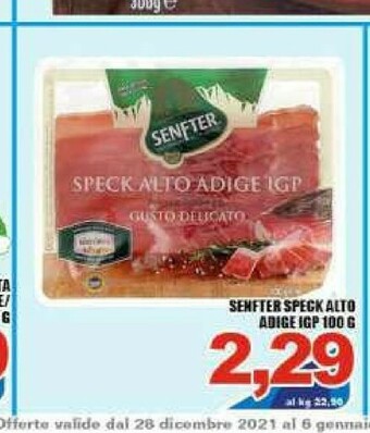 Sacoph Speck offerta