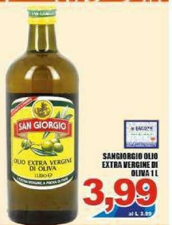 Sacoph Olio extravergine di oliva offerta