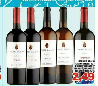 Sacoph Vino offerta
